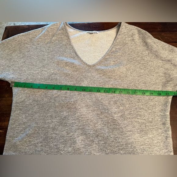 James Perse Standard Gray Sweatshirt Tunic Dress Size 4 (XL) - Picture 6 of 13